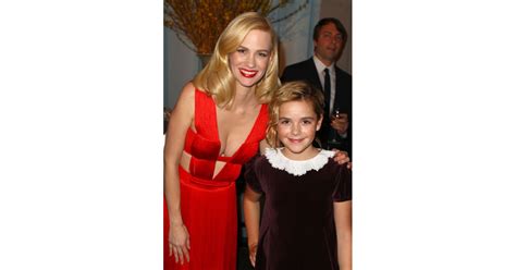 january jones blue versace dress|January Jones and Kiernan Shipka Rewear 2011 .